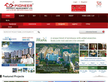 Tablet Screenshot of pioneerproperty.in